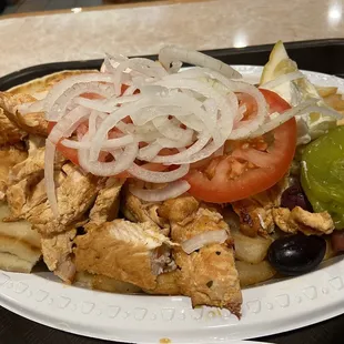 Chicken Shishkabob Platter