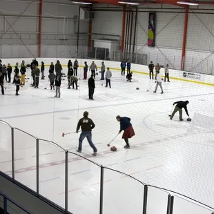 First-ever Learn-to-Curl clinic in Oakland.  Still offered every few months through the Bay Area Curling site.