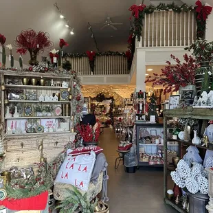 Lots and lots of gifts and multiple rooms full of more gifts!