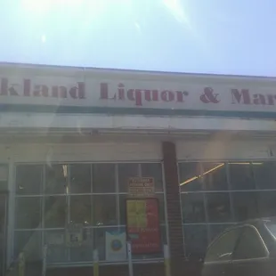 The front of the store.