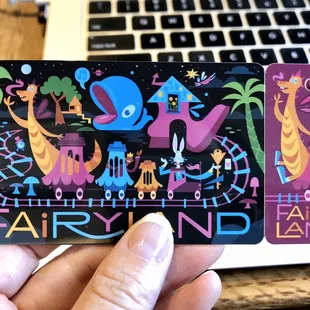 My gorgeous library card (and for my keychain) by local artist Michael Wertz.