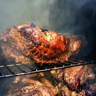 Brisket and Pork, low and slow!