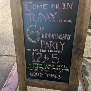 6th Anniversary Party
