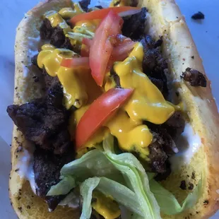 Steak hoagie