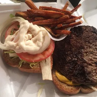 Steak burger