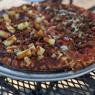 Hawaiian and Meat Lovers