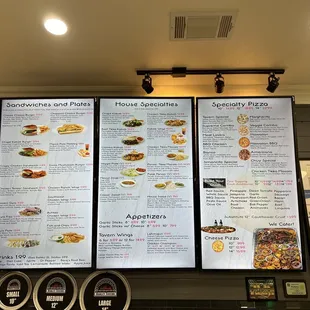 New 2022 updated menu