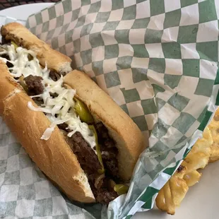 Chopped Cheese Burger