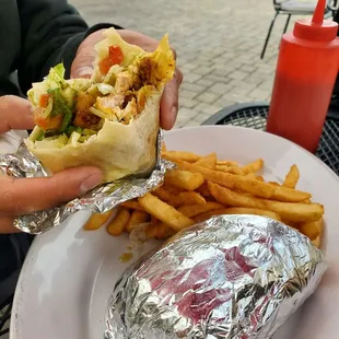 Broiled Chicken Wrap