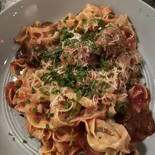 Spaghetti and Meatball special delicious!