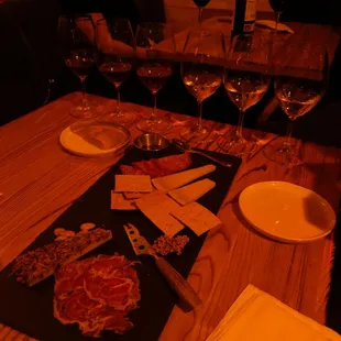 Meat and cheese plate
