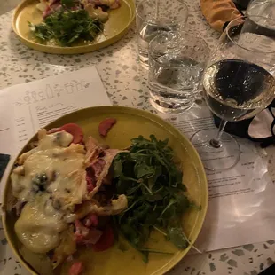 Raclette Night omg delicious &amp; enough for 2!!