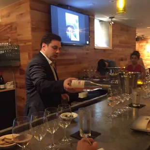 Wine 101 class starting with rose