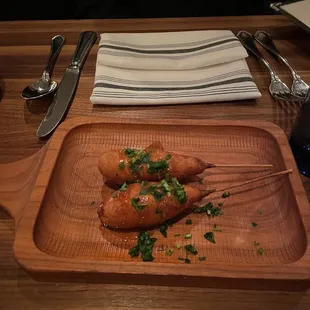 Shrimp Corndog &quot;Beat Bobby Flay&quot; Winner