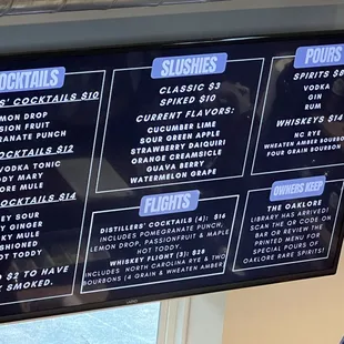 board menu