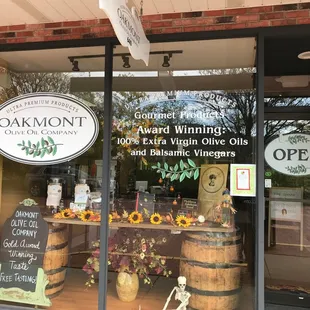 the front of the store