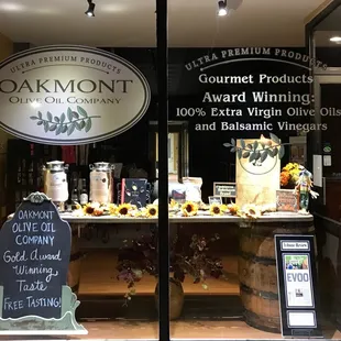 Stop into our olive oil store!