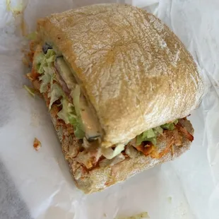 Kesarya Chicken Sandwich.  Very delicious