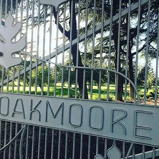 Front gate to the course