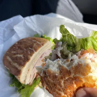 Turkey Sandwich Slice With Dutch Crunch