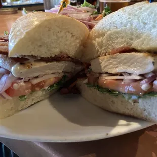 Chicken Club innards shot