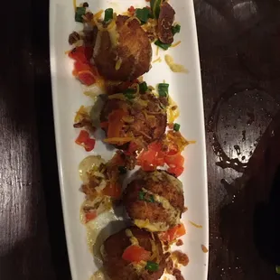 Mac &amp; Cheese meatballs... Appetizers in the grill