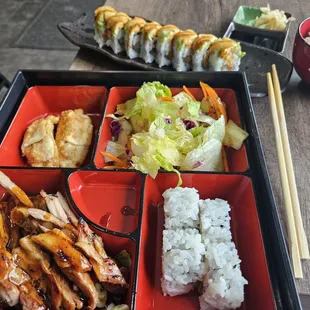 Amazing little family own Sushi spot in West Roseville. Super fresh and a great price. The lunch special is a killer deal!....