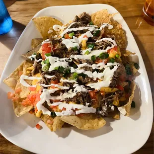 Pulled pork Oakstone Nachos