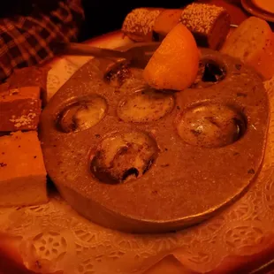 Escargot.  My husband said it was very good, so if you're into snails,  get 'em here