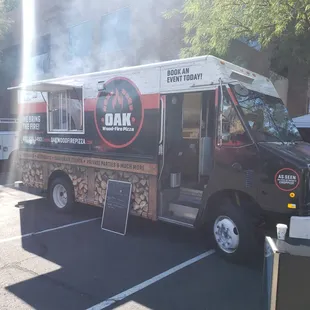 Real wood fire pizza in just minutes!