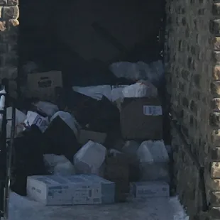 Horrid, Smelling Garbage is Piled 6ft high and 6ft deep adjacent to Tenants. Horses of Flies &amp; stench in Hot summer months is common place.