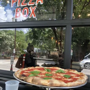 interior, pizza