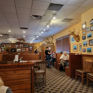 the dining area