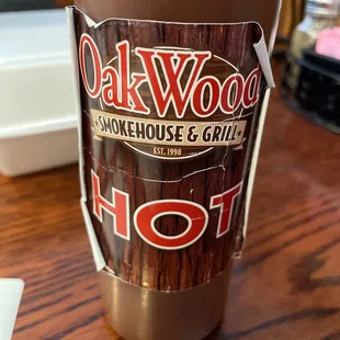 BBQ sauce and logo