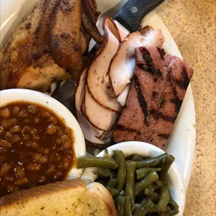 Three meat combo