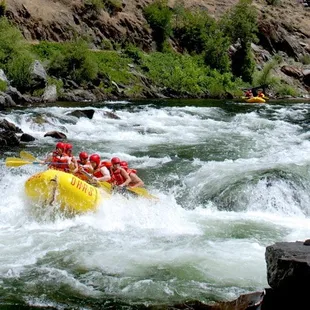White water rafting near Big Trees State Park