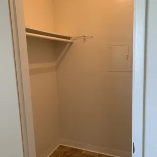 Walk-in closet in the 1 bedroom units!