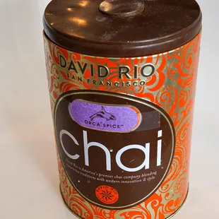 a can of chai