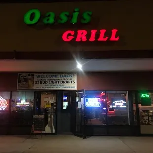 the outside of the restaurant