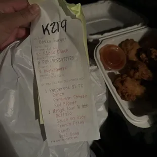 chicken wings and fried chicken, food