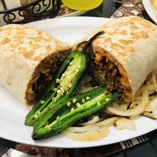 Carne asada burrito  Bomb!!