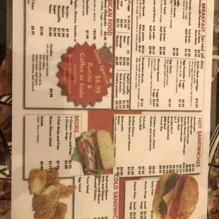 The new menu (2019)