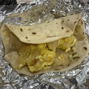 Potato and egg