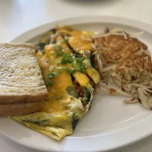 Sausage scramble with sourdough