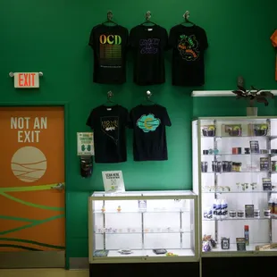 Oasis Dispensary - Merchandise, accessories, &amp; display cases.