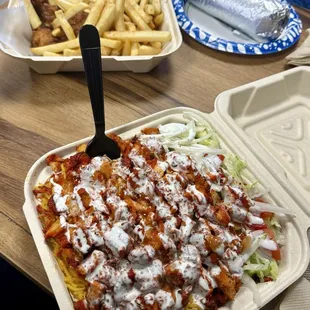 Chicken Platter and wings