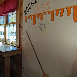 Cute upstairs seasonal decor