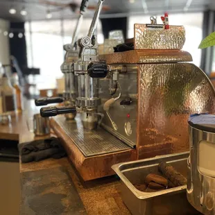 espressor and coffee pot