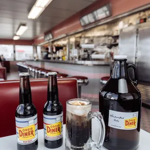 Handcrafted sodas for sale in growlers or bottles