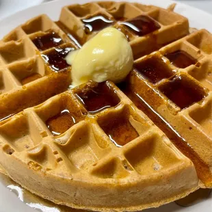 Maple cinnamon waffle